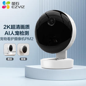 【萤石】PM2宠物看护摄像头 300万像素手机WiFi远程高清星光级夜视室内智能无线监控器