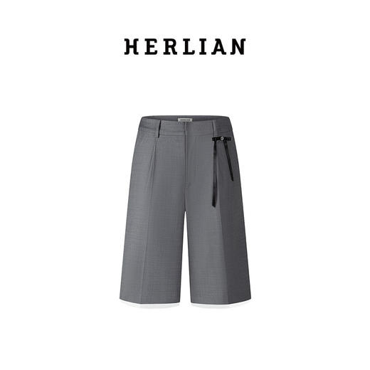 Herlian2025新款女士蝴蝶结装饰短裤百慕大休闲5分裤 商品图4