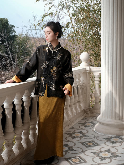 廷前观棠 | 竹烟波月外套 商品图2