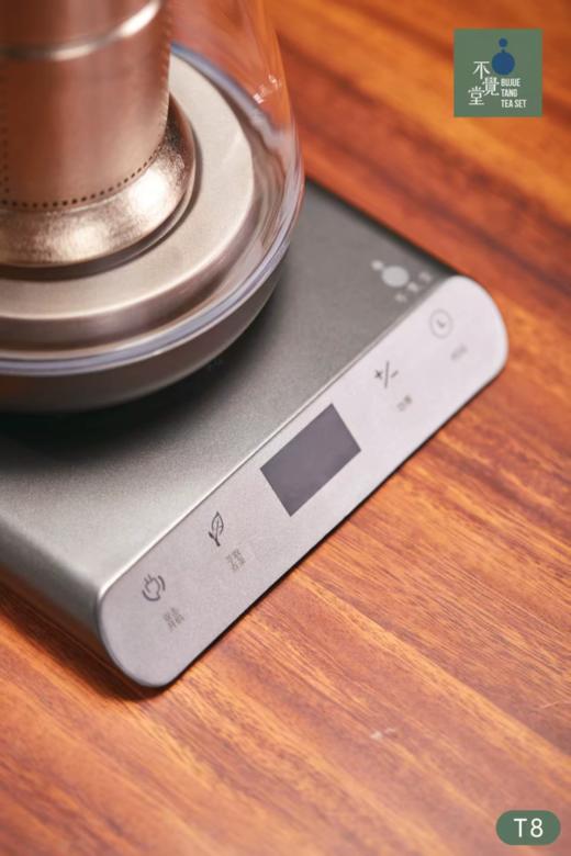 不觉堂T8纯钛蒸煮一体内胆玻璃煮茶炉蒸茶玻璃壶烧水壶专用 商品图4