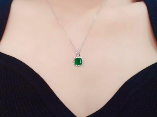 1.7ct刻面祖母绿吊坠 商品图3