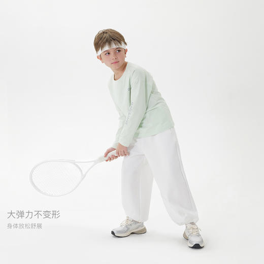 马克珍妮男童弹力防晒运动T恤 儿童长袖上衣2025年春装新款550306 商品图3