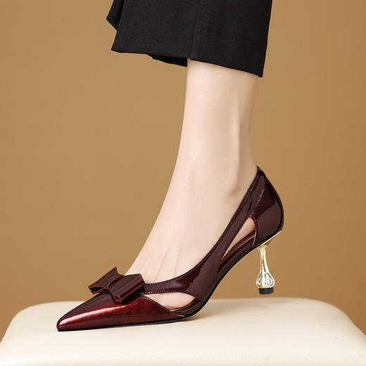 【预售5天】新款尖头高跟凉鞋女春夏中空高跟单鞋HY&H3647 商品图0