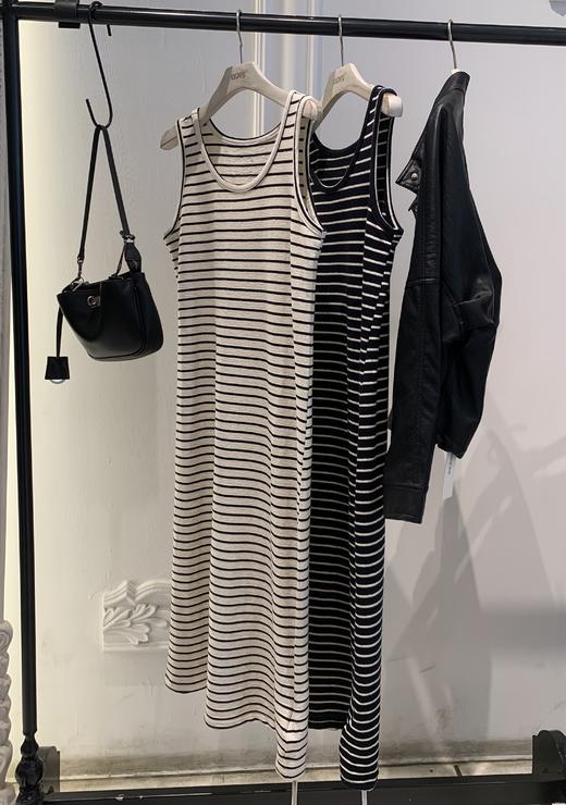 【门店同款】ENJOY春季盐貌似糖条纹背心裙 161095400 商品图5
