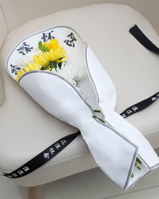 清明节包花纸一体成型扫描祭祀包装材料 商品图6