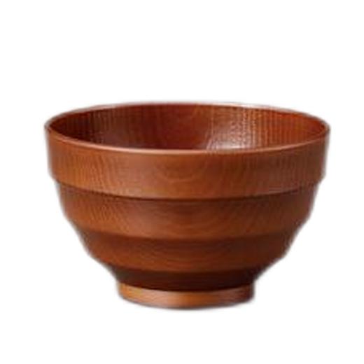 日本进口石田汤碗 堆叠汤碗天然色 中 商品图0