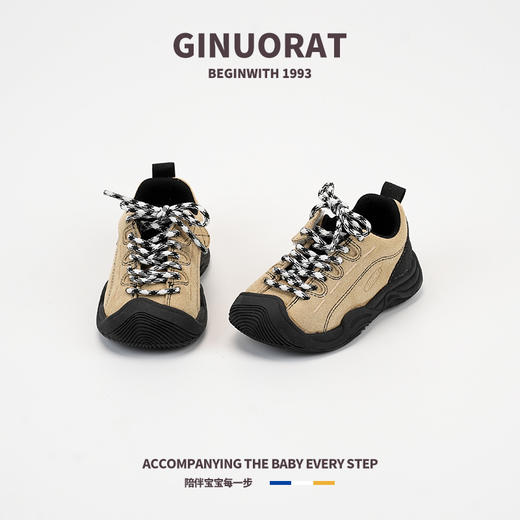 奇诺鼠2025春秋男宝宝户外登山露营运动鞋女童软底学步鞋 商品图4