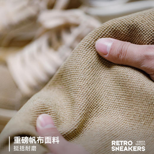 马登男士板鞋小众厚底增高百搭潮鞋子美式高街复古做旧休闲帆布鞋 商品图3