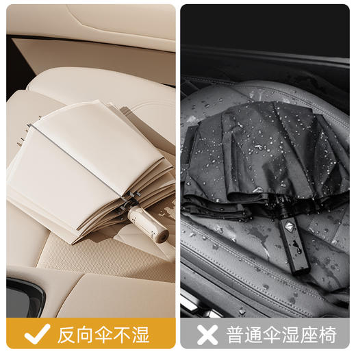 【小牛】XN002赛博朋克三折安全式自动反向伞 商品图6