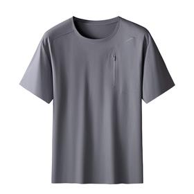 【DTH】大依优型大码圆领短袖T恤加肥加大肥佬休闲宽松运动胖子上衣男士