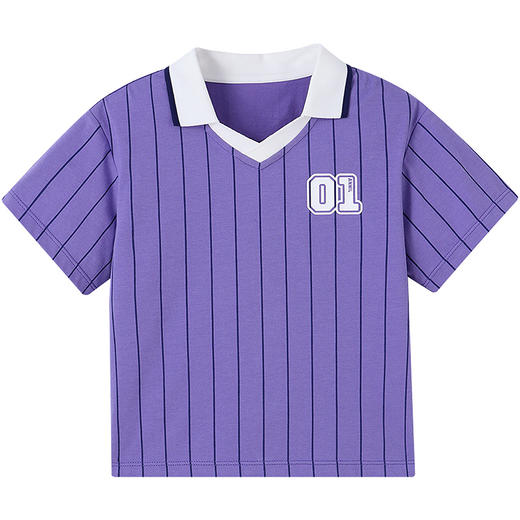 男童SORONA翻领短袖针织衫夏季新款安奈儿童装实体店同款XB521607 商品图7