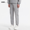 HIM漢崇 简约工装束脚裤男潮流休闲抽绳松紧腰运动长裤 2025秋季 商品缩略图0