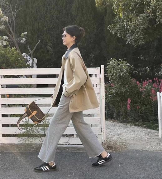 老米优品🎈 3-5天！小个子菇凉本菜！《松弛感毛边九分休闲裤》带一点点微喇的直筒版型，修腿神器！！K250312A  下架 商品图9