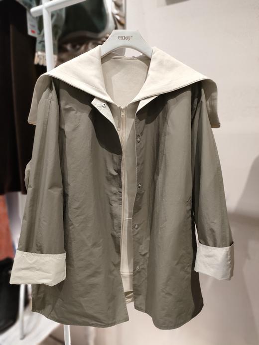 【门店同款】ENJOY春季盐貌似糖大翻领两件套 161093316 商品图1