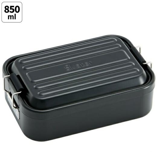 日本进口Skater铝制饭盒黑色 商品图0