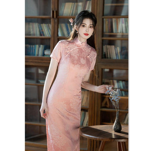 年轻款优雅文艺风，日常可穿新中式旗袍SYK36535 商品图1