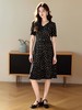 奢姿2025年夏装新款大码女装气质V领裙子胖妹妹印花时尚连衣裙9932866789 商品缩略图2