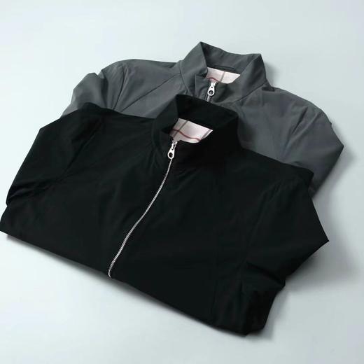 男士轻薄开衫外套网布拼接透气柔软垂感夹克   YH-8245 商品图1