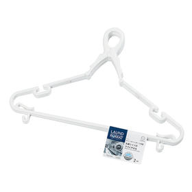 日本进口小久保工业所LAUNDROMAT抓杆衣架2个一组