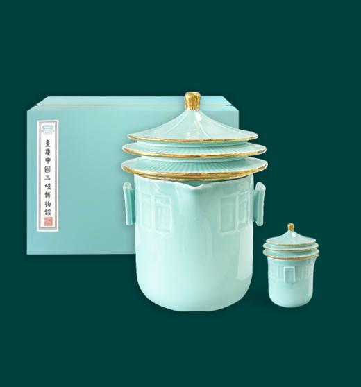 【影青大礼堂旅行套装茶具】 商品图0