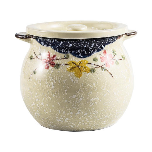 【复古猪油罐】家用猪油罐耐高温陶瓷盐罐调味罐厨房油泼辣子辣椒油调料罐 大糖罐 商品图3