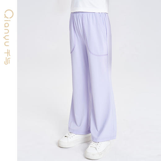 笛莎千与2025夏季新款女童时尚户外防晒凉感微喇长裤 商品图2