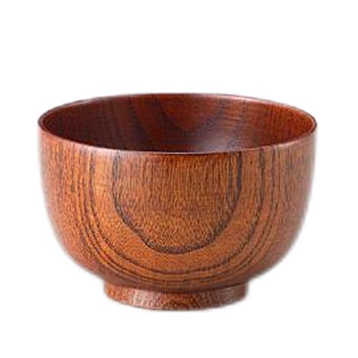 日本进口石田木制汤碗 多色碗纯色 商品图0