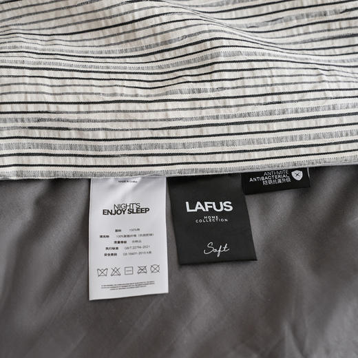 自然醒原创侘寂夏被全棉色织提花轻奢夏季空调被薄被子被芯床单床品四件套LFS 商品图10