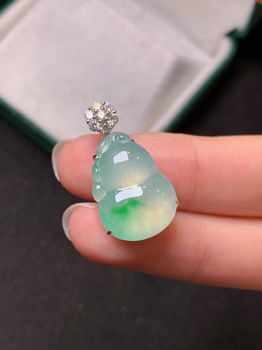 葫芦翡翠吊坠 商品图0