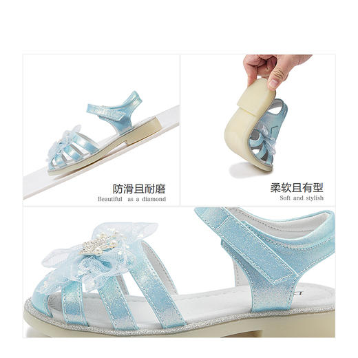 笛莎Deesha 女童童鞋2025夏新款时尚凉鞋 商品图4
