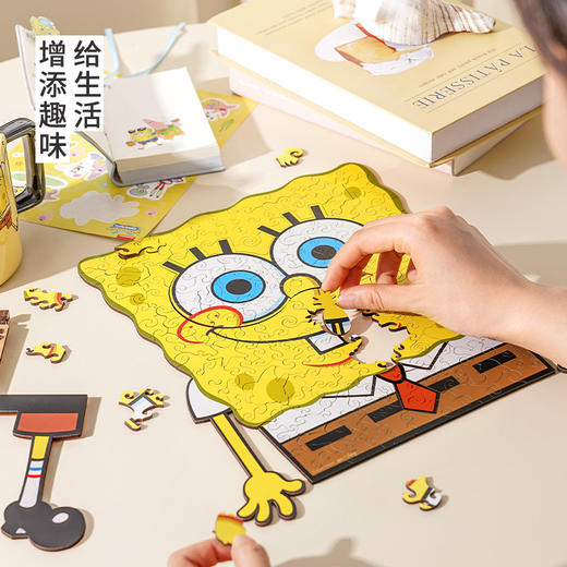 TOi图益-Puzzlife系列-海绵宝宝形象授权系列-海绵宝宝时钟拼图 商品图3