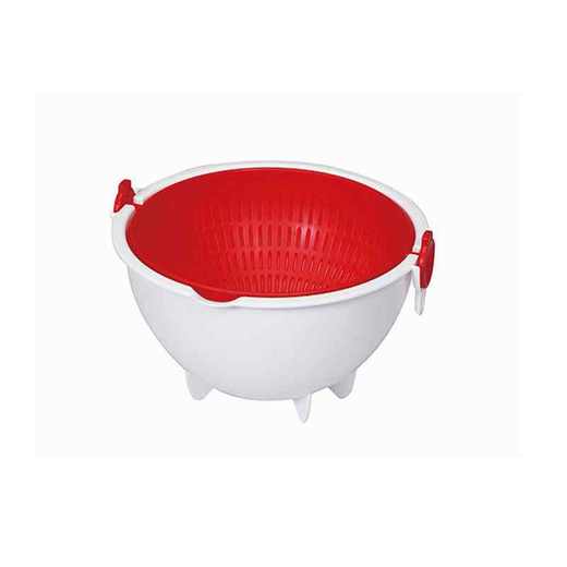 日本进口小久保工业所旋转沥水篮小号（红色） 商品图0