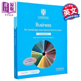 【中商原版】Cambridge International AS ALevel Business Coursebook 剑桥经管类 商务课本 英文原版进口教材