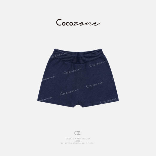 COCO ZONE 2025简约基础设计松紧腰百搭短裤CD1A0287 商品图0