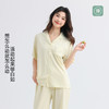 美季美优睡衣女士2025新款纯色棉透气蕾丝花边短袖长裤家居服套装 商品缩略图4