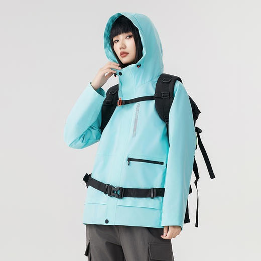 幸运鹿男女款奥粒绒三合一户外风衣防风防泼水保暖登山服 商品图6