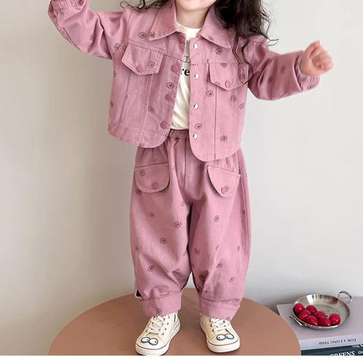 裁缝学苑TQ148女童春秋款衬衫套装样板春装儿童休闲两件套样板 商品图2