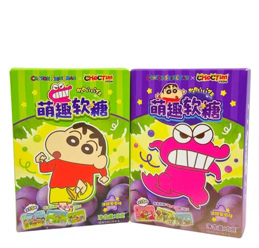 乔克蒂姆小新萌趣软糖（清甜葡萄味）8g/盒2个包装随机发货 商品图0