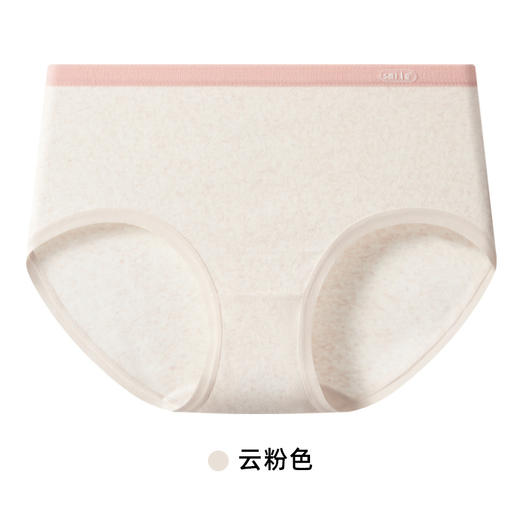 【女撞色微笑版内裤/旧款纯色】女士棉质内裤女生三角内裤简约纯色学生内裤棉质新品 商品图8