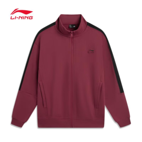 【L/XL断码】李宁2025春季新款男子运动生活系列宽松立领针织百搭运动外套AFDV111【库存有限，如无货将做退款，介意慎拍！】