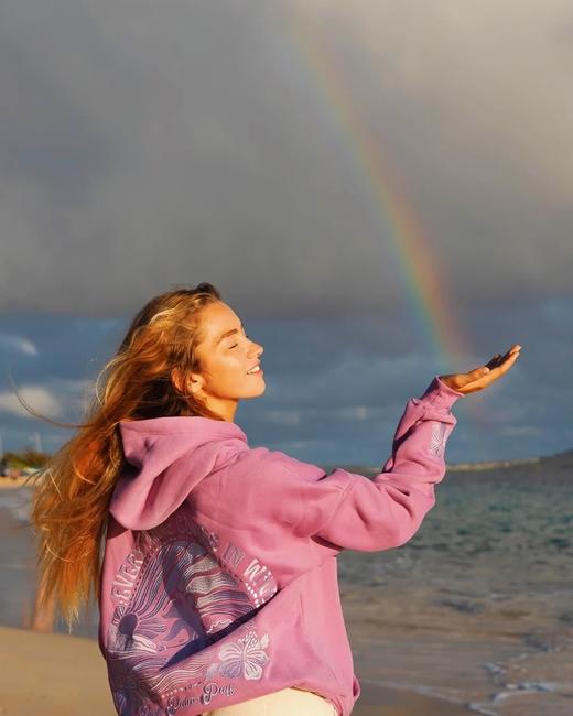 官网正版代购~pinkpalmpuff 超火冲浪🏄连帽卫衣 3色 商品图8