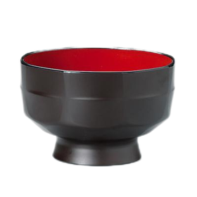 日本进口石田汤碗汉式碗 蛇眼焦茶色 小