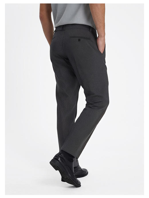 callisto高智系列山影灰千鸟格绵羊毛西裤 商品图4