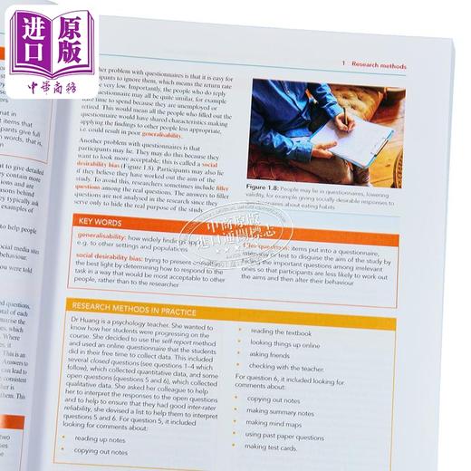 【中商原版】Cambridge International AS & A Level Psychology Second edition Coursebook 剑桥国际心理学第二版 教材 2年 商品图3