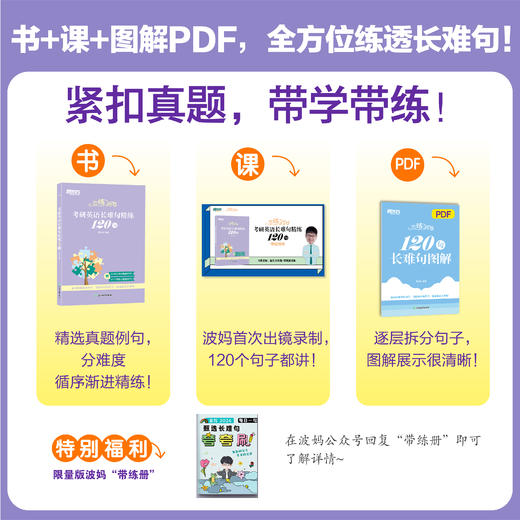 恋练有句 考研英语长难句精练120句 商品图1