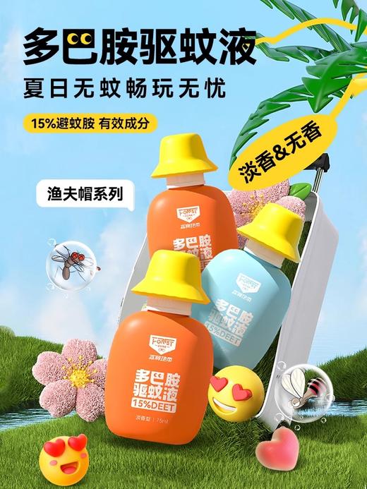 【德爷代言 硬核追求 6h无畏蚊虫】森林地带 驱蚊液喷雾户外防蚊神器 商品图5