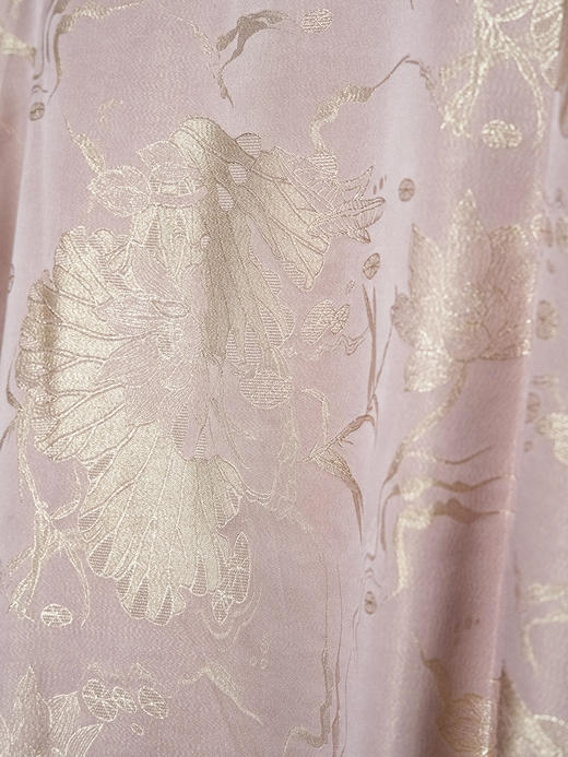 盛唐牡丹 |莲花纹真丝提花上衣 商品图6