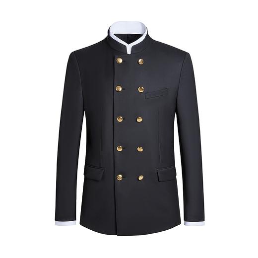 【婚礼季/立领毛料西服】柒牌男装套西中国风套装2025秋季新款双排扣西装 128C70240 商品图4