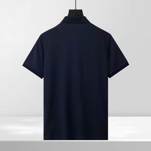 透气舒适网格夏季男士纯色上衣翻领时尚polo衫   YH-ZX3187* 商品图3