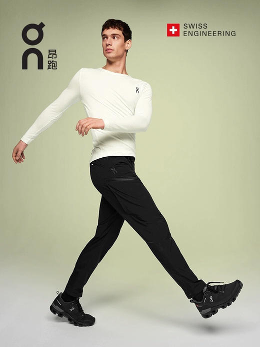 点此购买 On昂跑春秋季男士高性能轻量越野跑长裤 ye 311744 商品图3